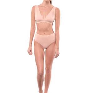 NEW SAUIPE natalie bikini top in pink blush